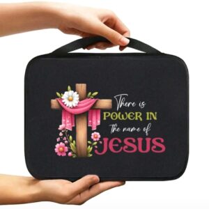 Bible cover - There's power in the name of Jesus
